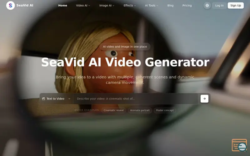 Screenshot of Seedance AI