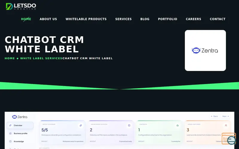 Screenshot of Letsdo Creative