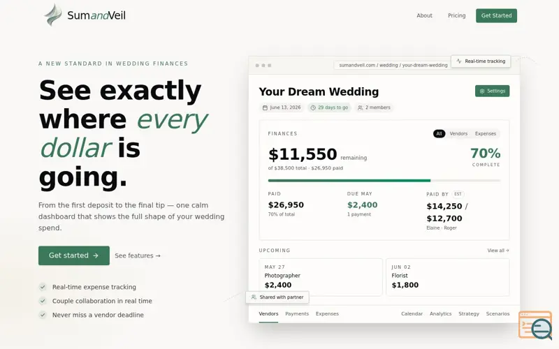 Screenshot of Sum and Veil