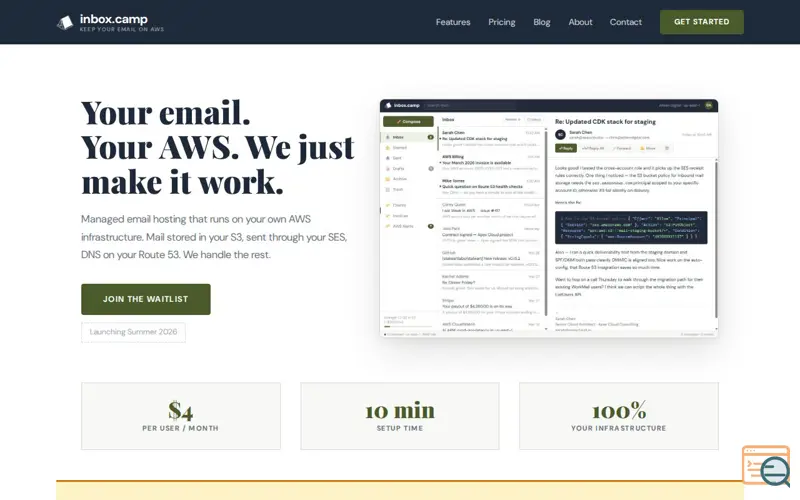 Screenshot of Inbox