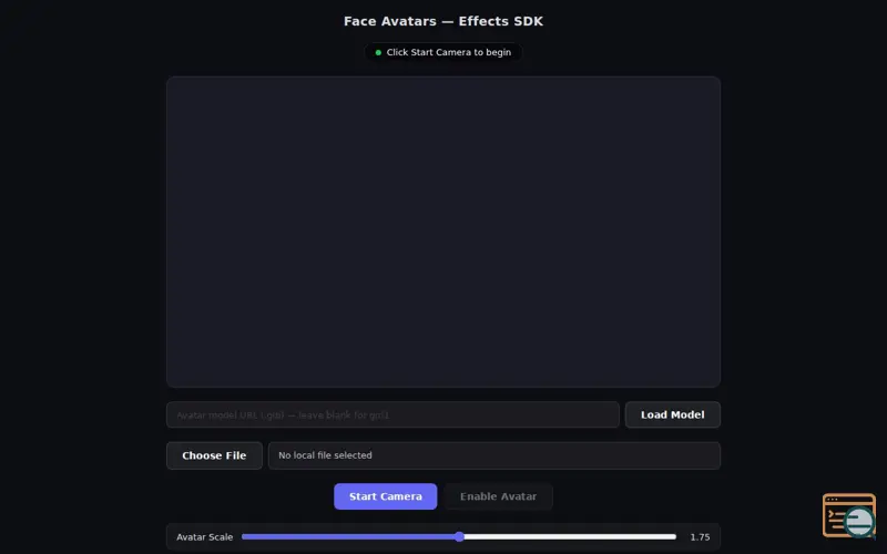 Screenshot of Video Effects SDK