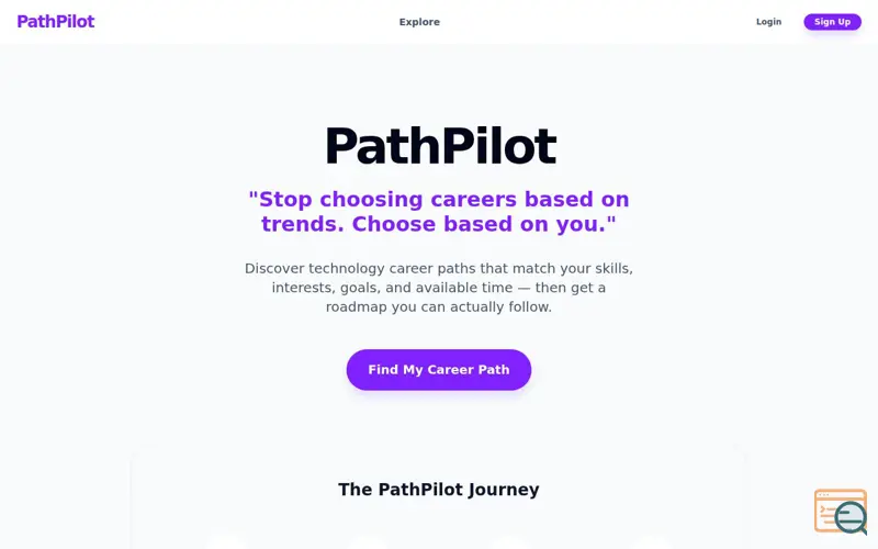 Screenshot of PathPilot