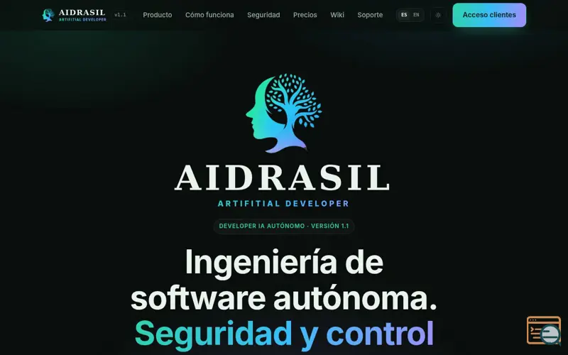 Screenshot of AIdrasil