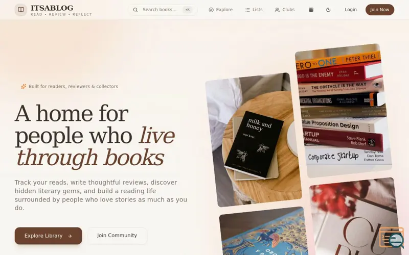 Screenshot of ItsABlog