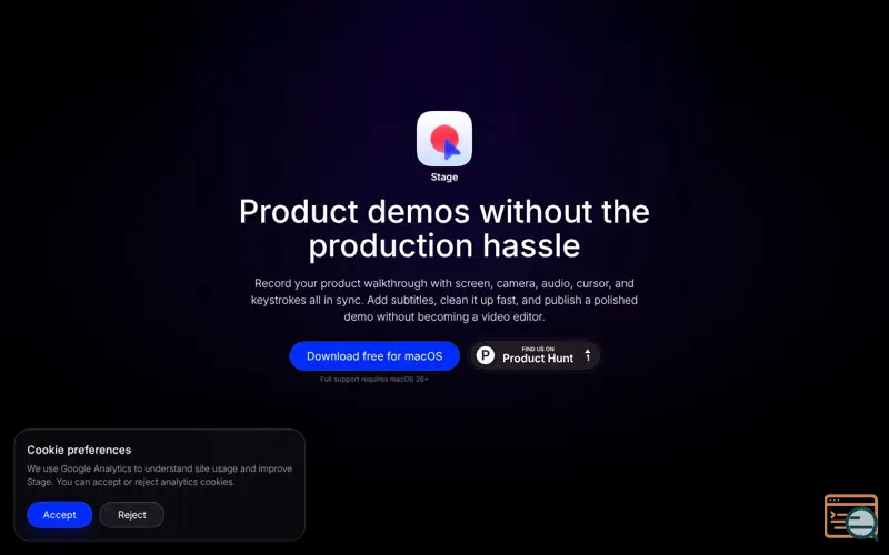 Screenshot of Stage
