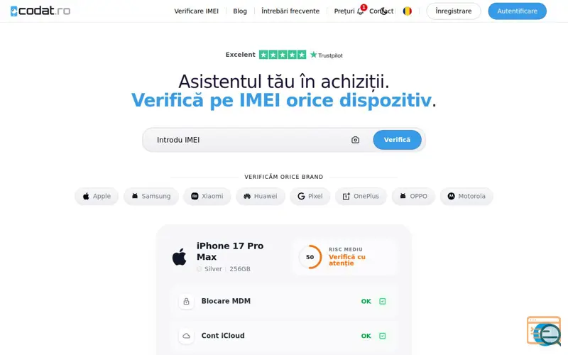 Screenshot of Codat.ro
