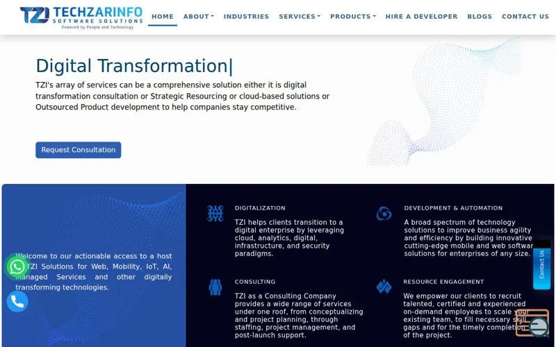 Screenshot of Techzarinfo