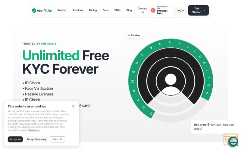 Screenshot of VerifiLite