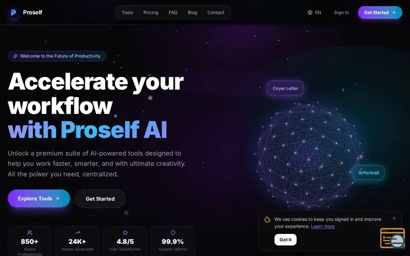 Screenshot of Proself