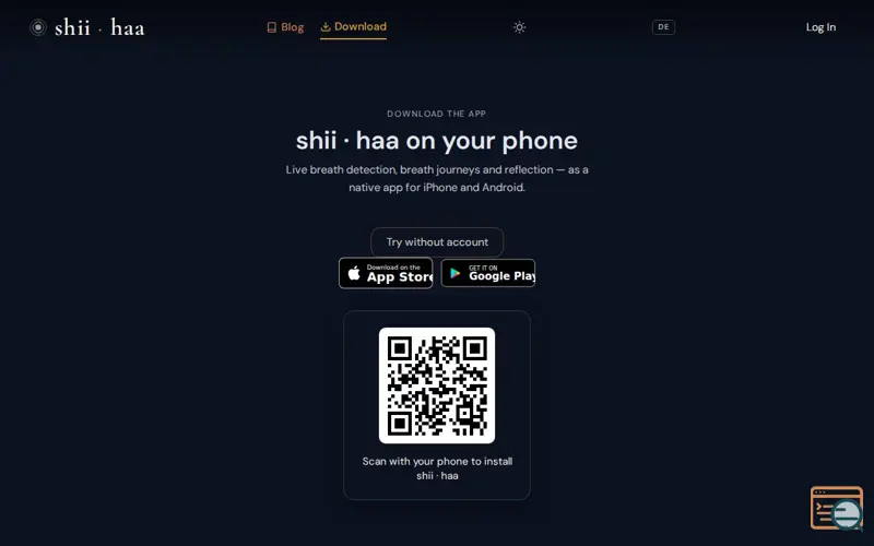 Screenshot of shii · haa