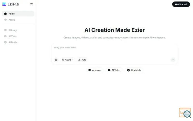 Screenshot of Ezier AI