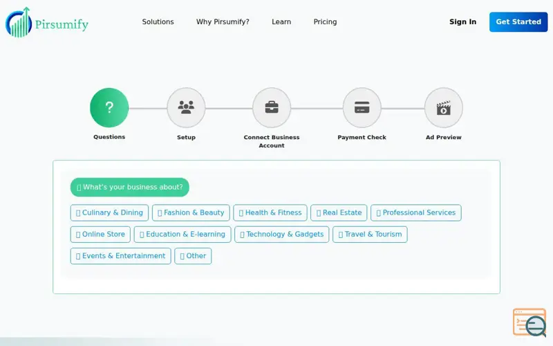 Screenshot of Pirsumify, a launch using MapTiler