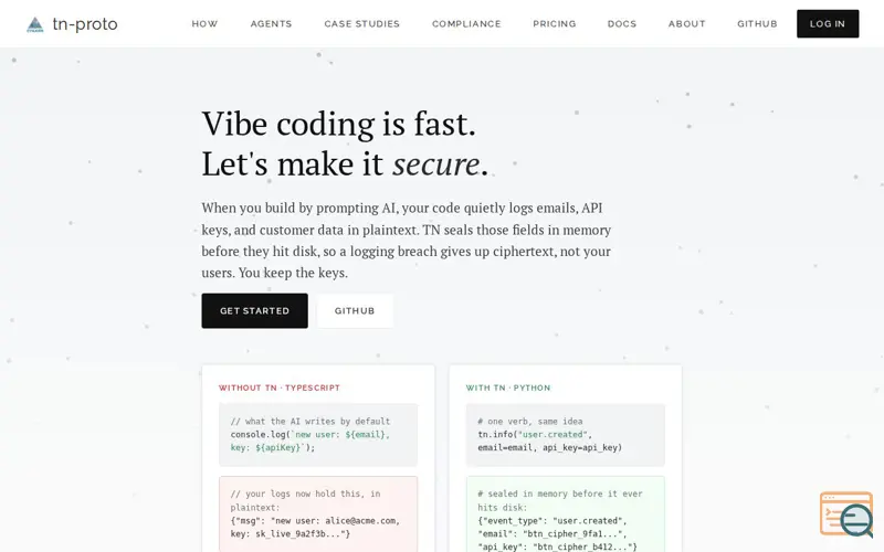 Screenshot of tn-proto