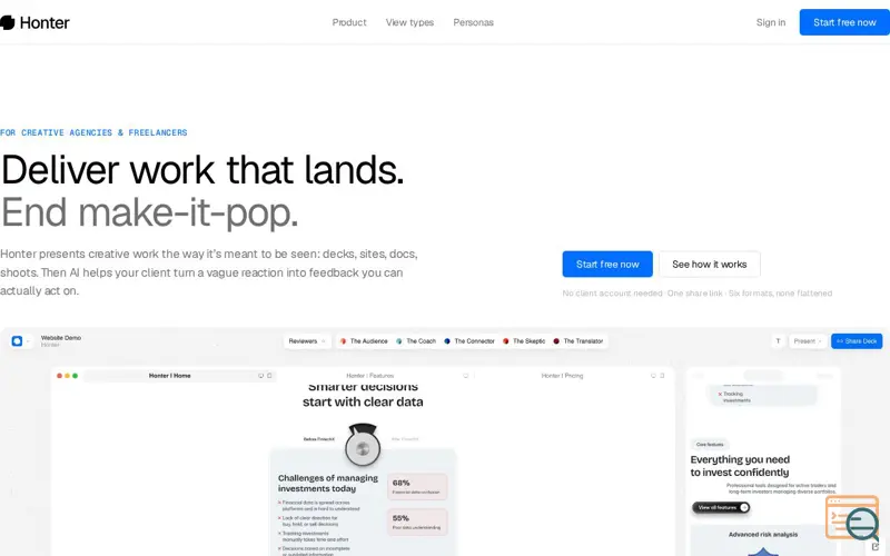 Screenshot of Honter