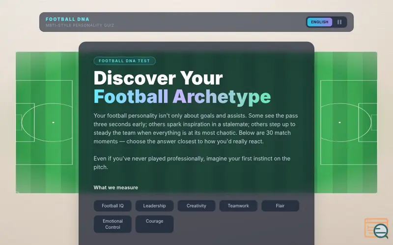 Screenshot of Soccer DNA
