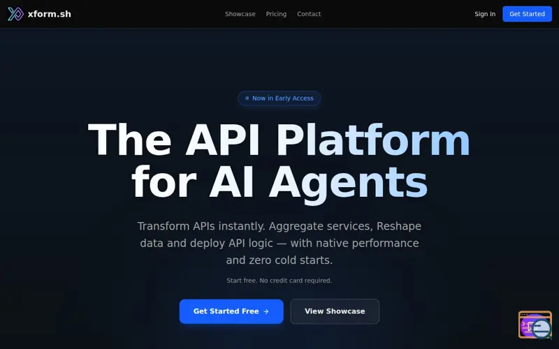 Screenshot of xform.sh