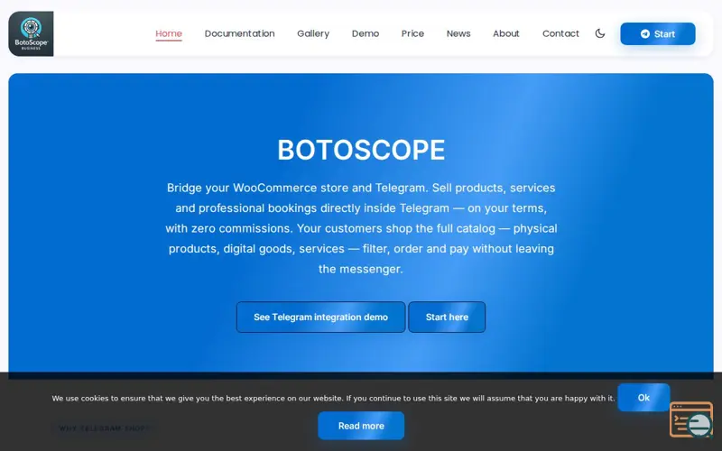 Screenshot of Botoscope