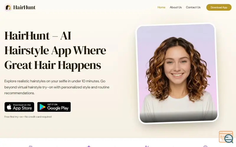 Screenshot of HairHunt