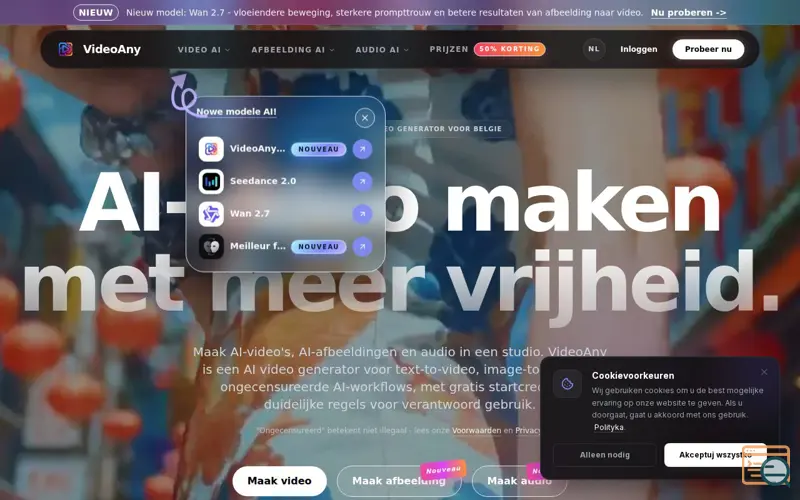 Screenshot of VideoAny