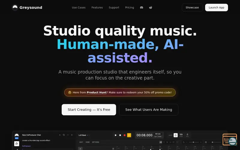 Screenshot of Greysound