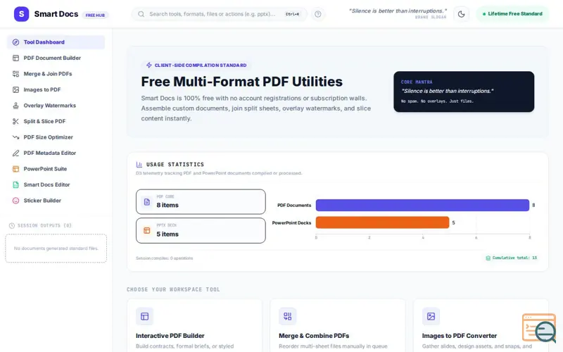Screenshot of Smart Docs