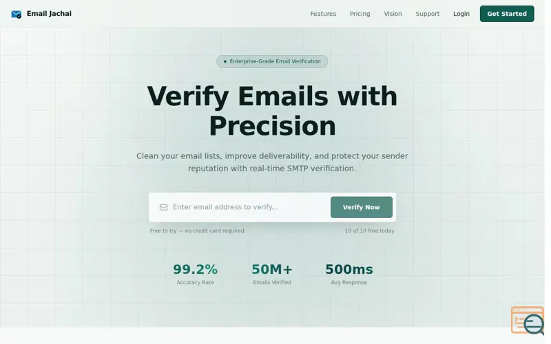 Screenshot of Email Jachai