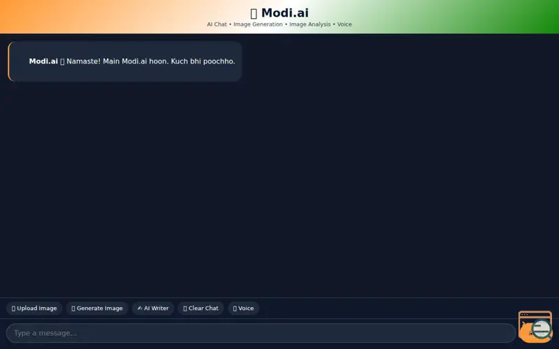 Screenshot of Modi.ai