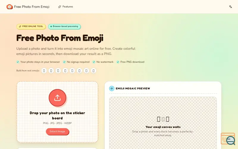 Screenshot of Photo From Emoji