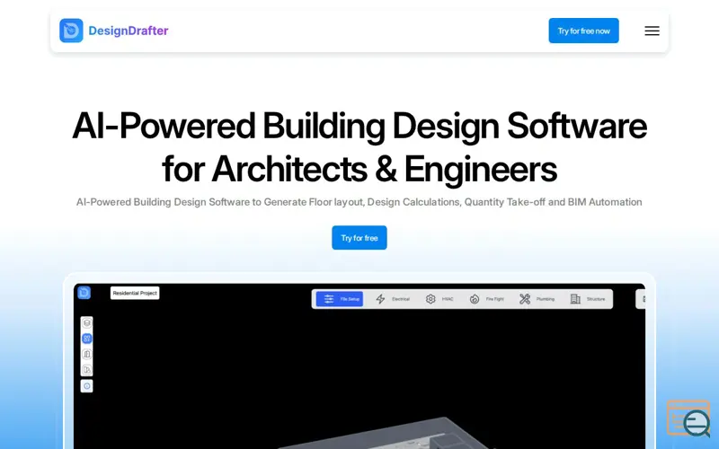 Screenshot of DesignDrafter