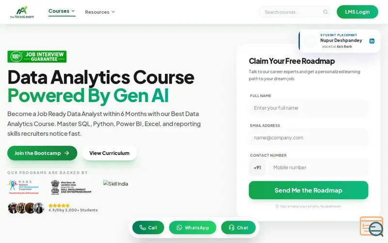 Screenshot of The NexaLearn