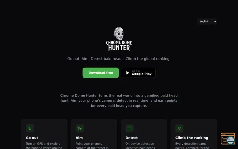 Screenshot of Chrome Dome Hunter