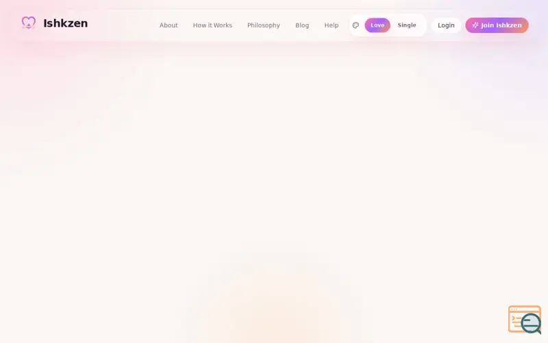 Screenshot of Ishkzen - Intentional Dating Platform