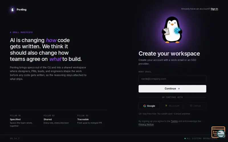 Screenshot of Penling