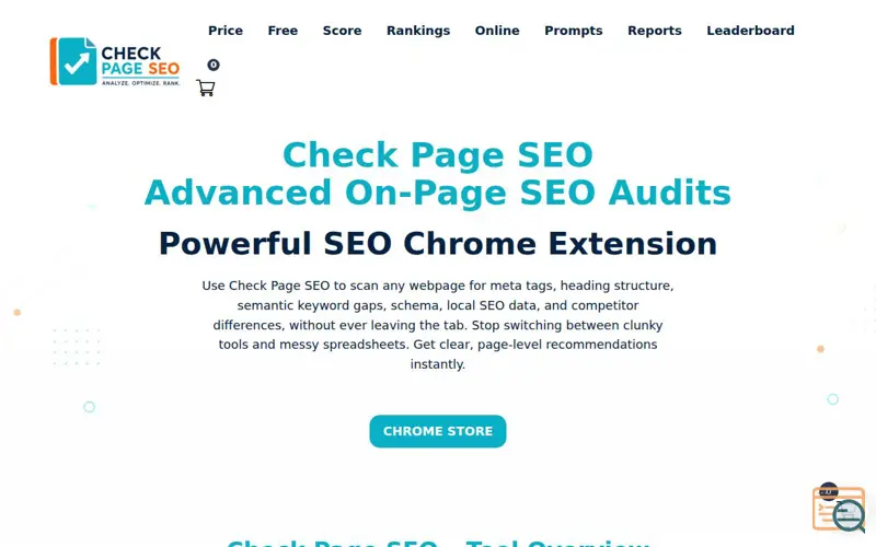 Screenshot of Check Page SEO