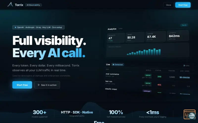 Screenshot of Torrix