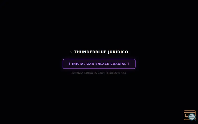 Screenshot of ThunderBlue Abogacy Legal 2026