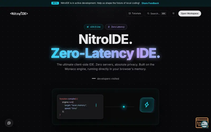 Screenshot of NitroIDE