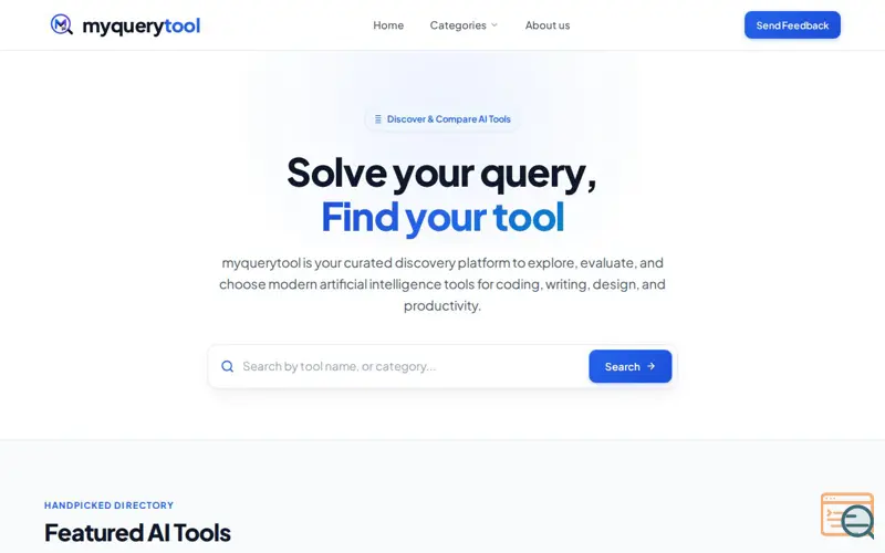Screenshot of myquerytool