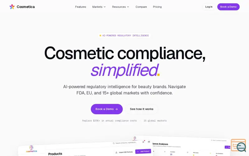 Screenshot of Cosmetica