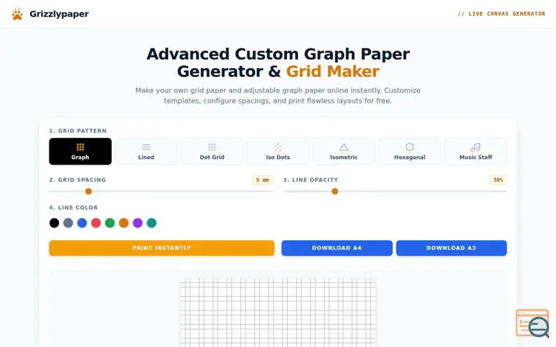 Screenshot of Grizzlypaper
