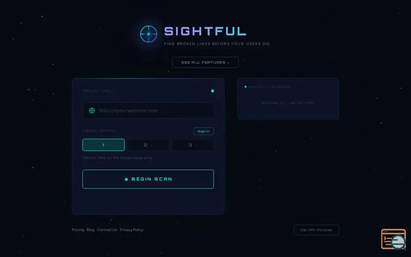 Screenshot of Sightful