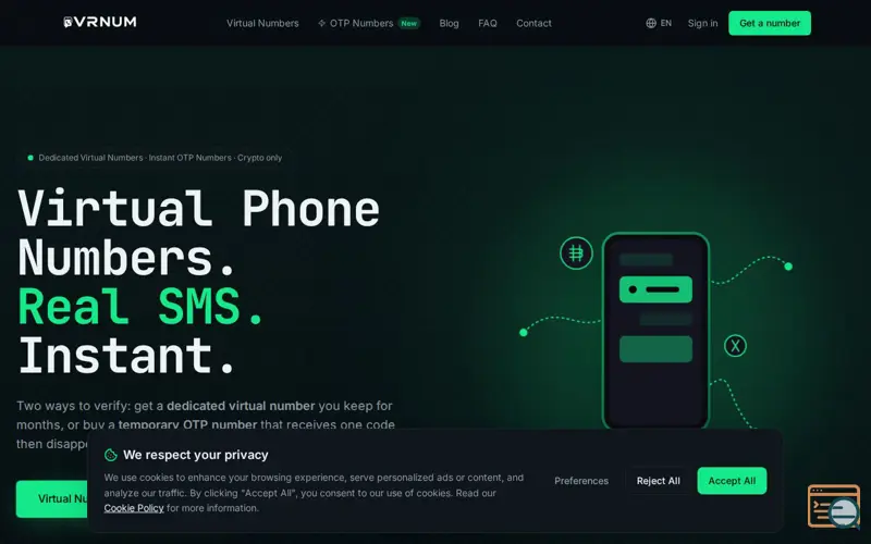 Screenshot of VRNUM