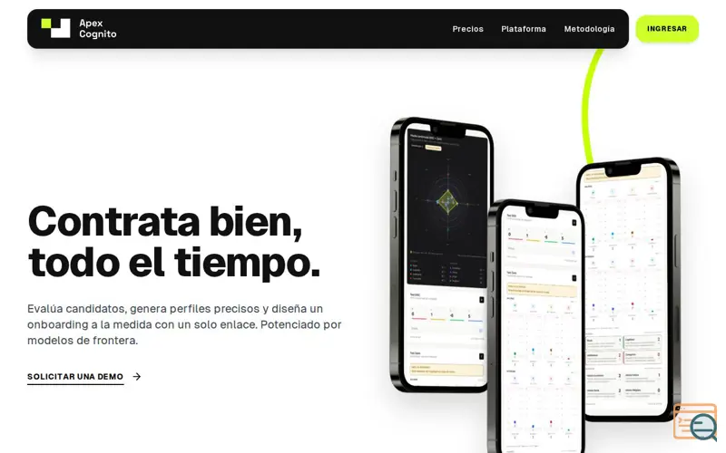 Screenshot of ApexCognito