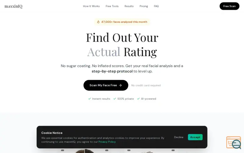 Screenshot of maxxinIQ