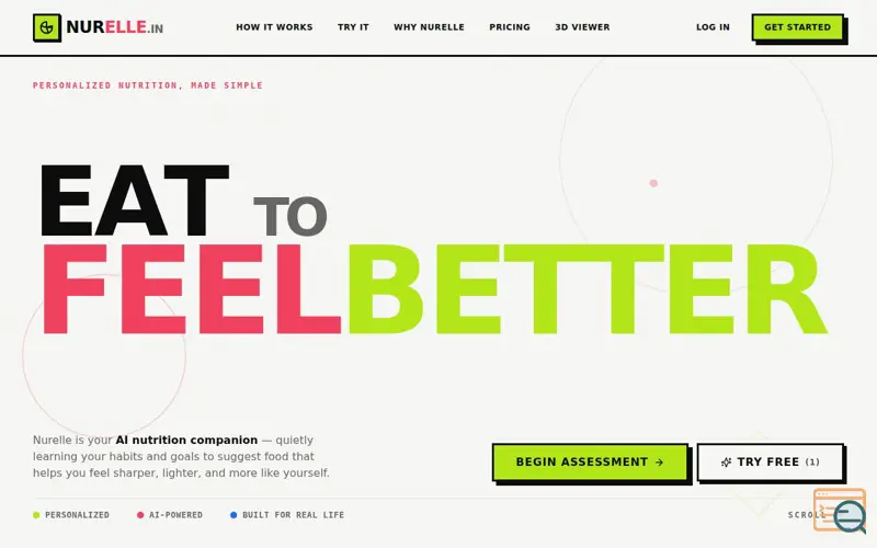 Screenshot of Nurelle.in
