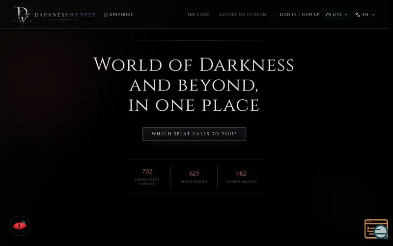 Screenshot of Darkness Weaver