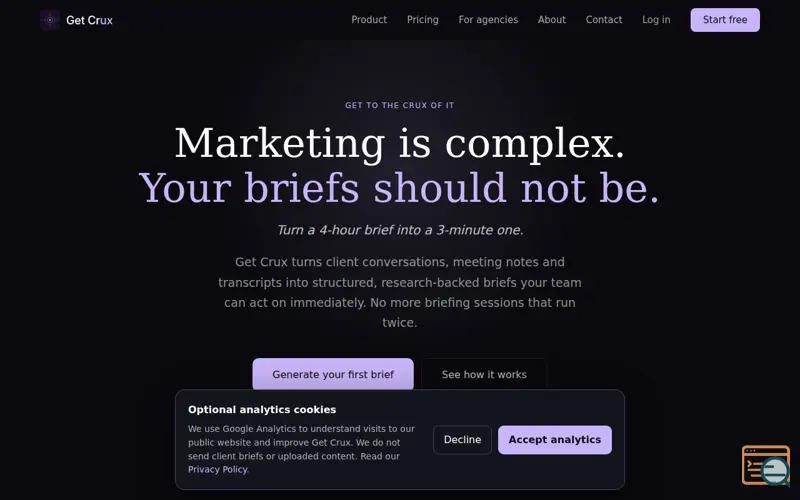 Screenshot of Get Crux