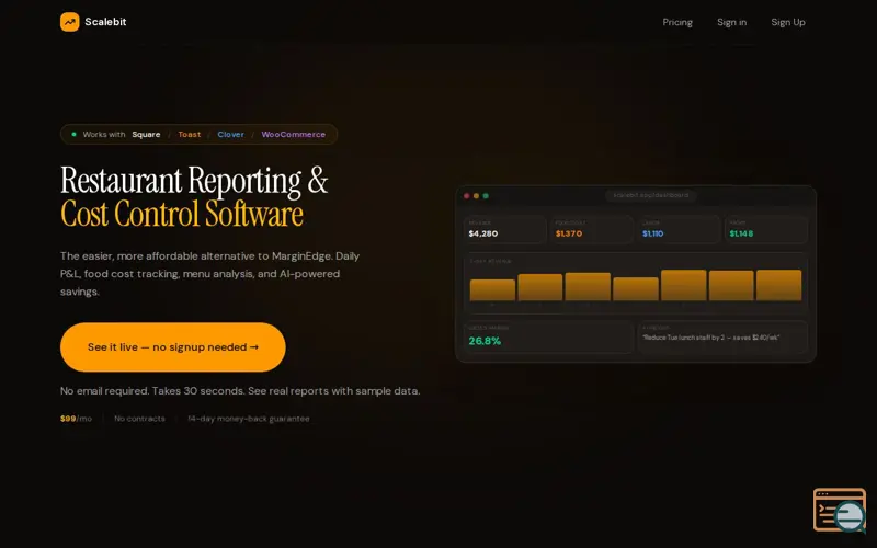 Screenshot of Scalebit