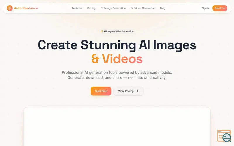 Screenshot of Auto Seedance