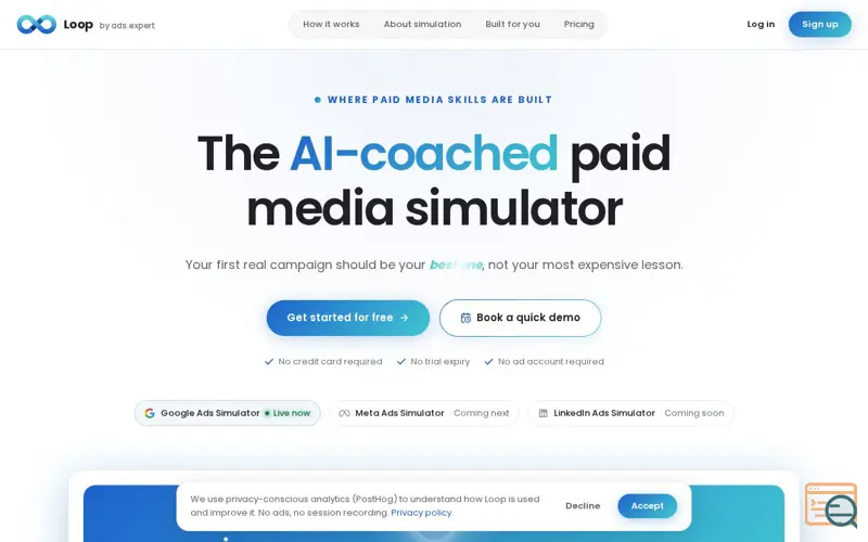 Screenshot of Loop by ads.expert